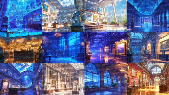 【背景80枚】美術館/博物館