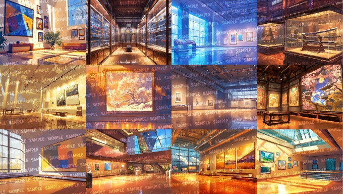 【背景80枚】美術館/博物館