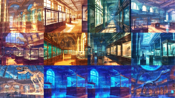 【背景80枚】美術館/博物館