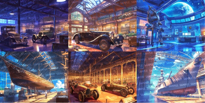 【背景80枚】美術館/博物館