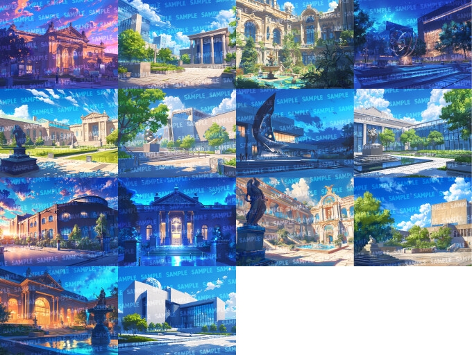 【背景80枚】美術館/博物館