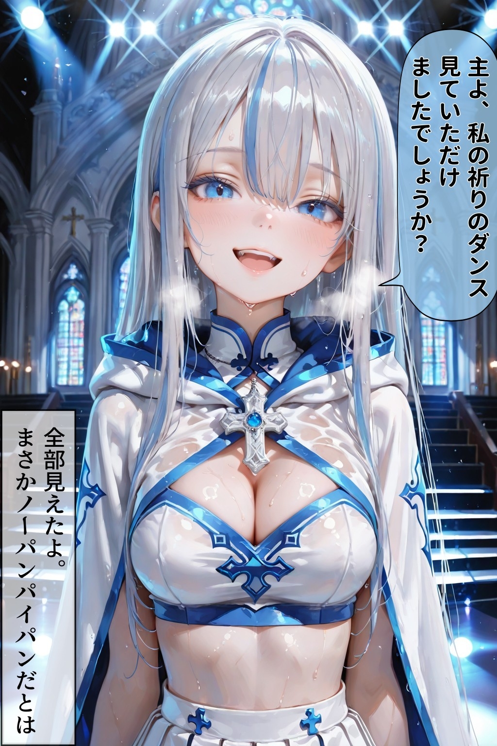 聖女ちゃんの勘違い神託 クラリス編(1) 〜聖水配布と幹部奉仕〜【おしっこ/アナル/中出し】【HS48】Vol.01