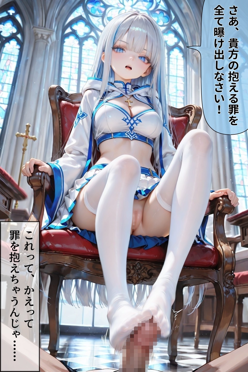 聖女ちゃんの勘違い神託 クラリス編(1) 〜聖水配布と幹部奉仕〜【おしっこ/アナル/中出し】【HS48】Vol.01