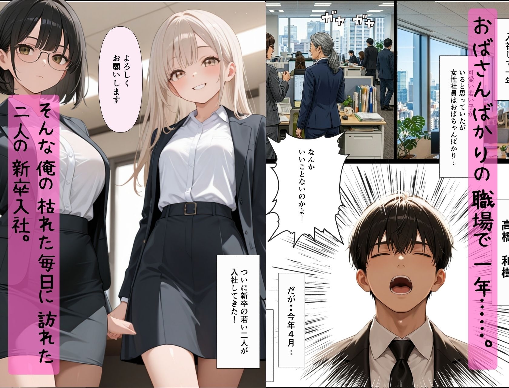 新入社員二人と生ハメセックスしたら俺の性処理係になった話