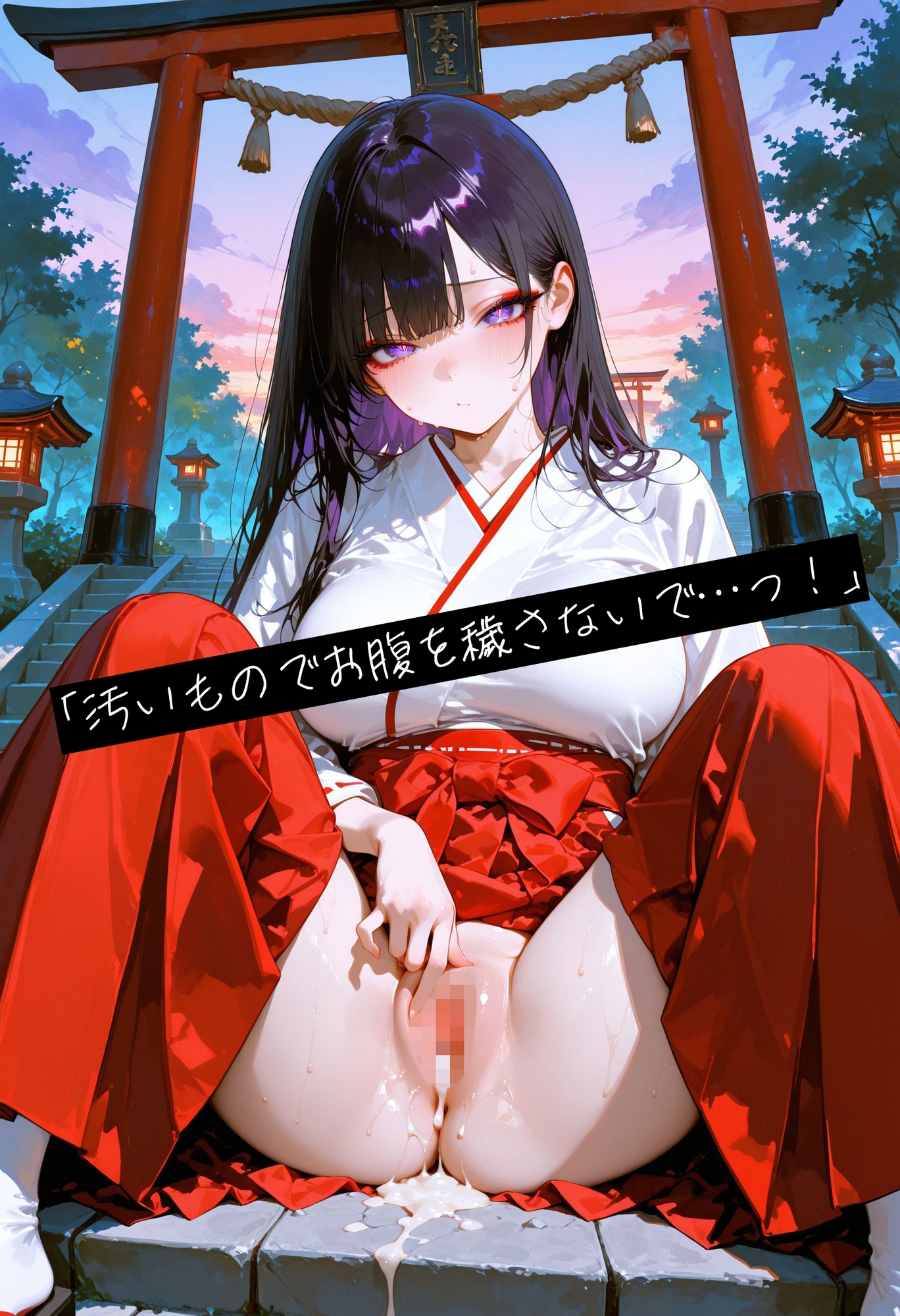 神社巫女の孕み穢れ祓い～子宮で受け止める穢れの精液