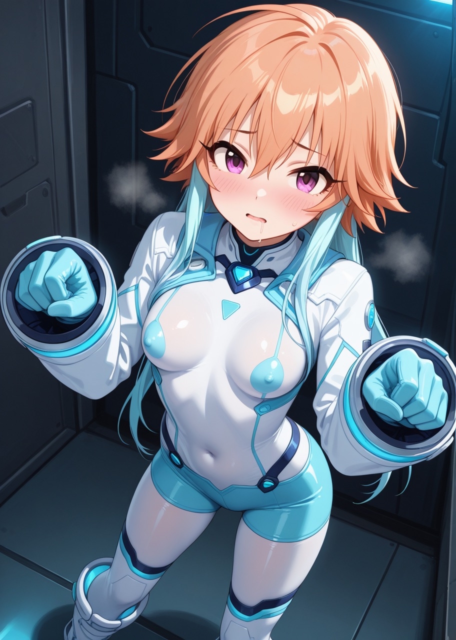 特殊性癖シリーズ『No.9』 未来的なサイバースーツで恥ずかしがってるやつ – Preview 4