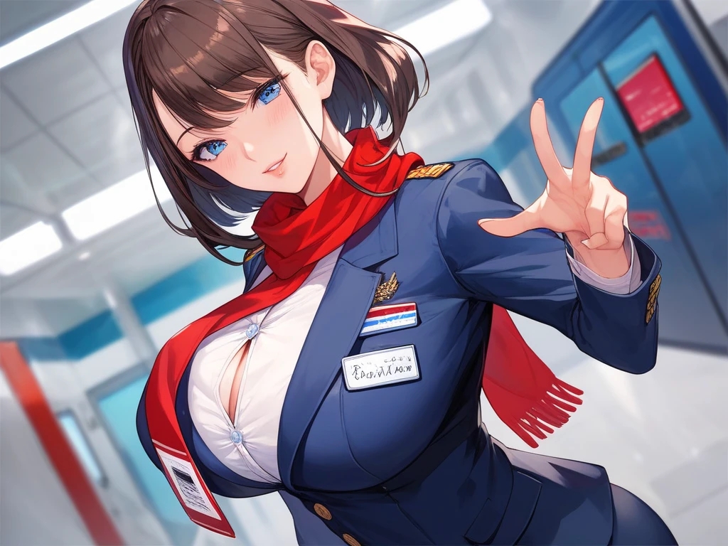 キャビンアテンダントとナースとセーラー服 – Preview 2