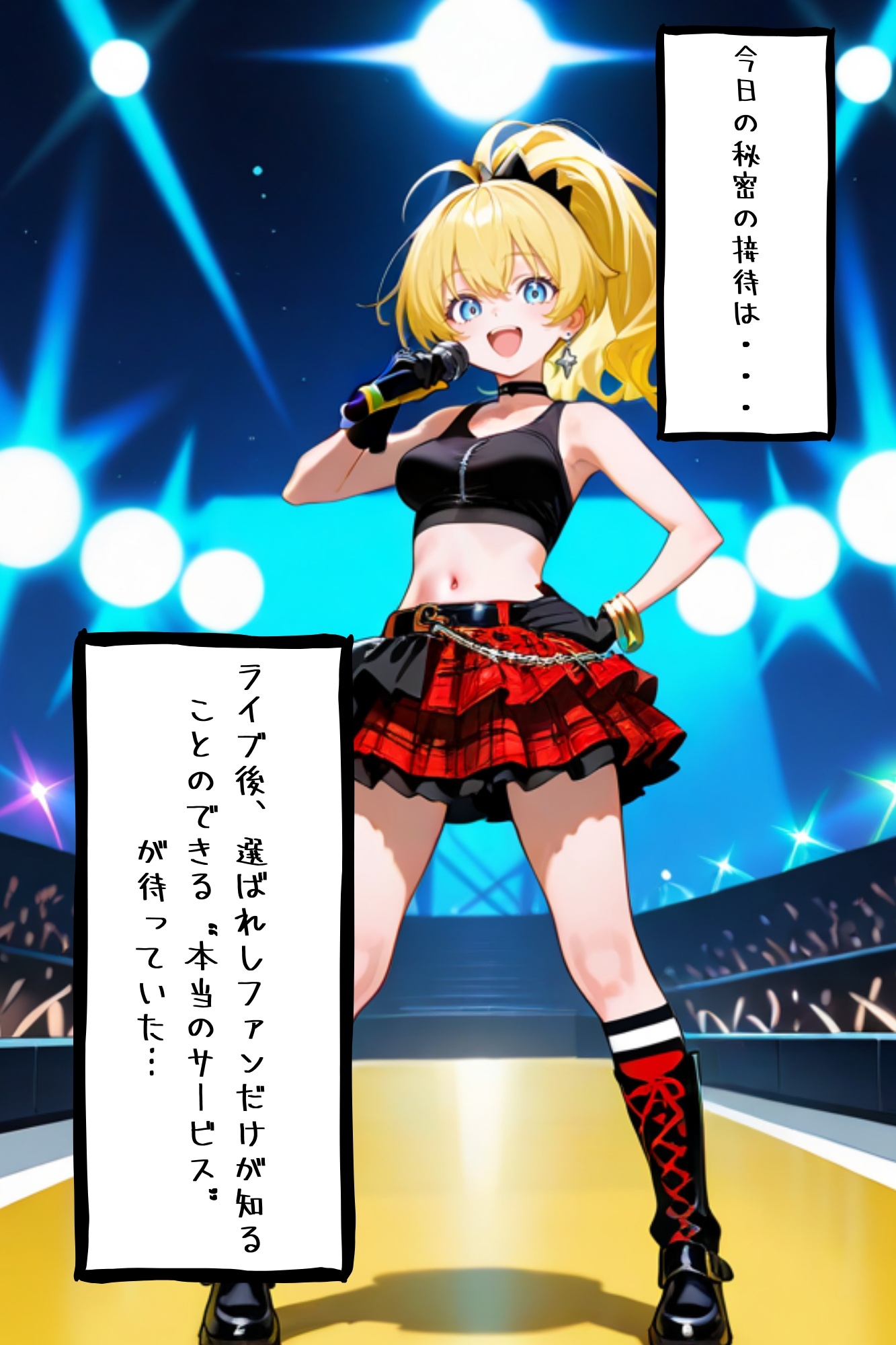 【漫画がアニメ化！】極秘ファンサ・アイドル裏接待 星野ナナ編