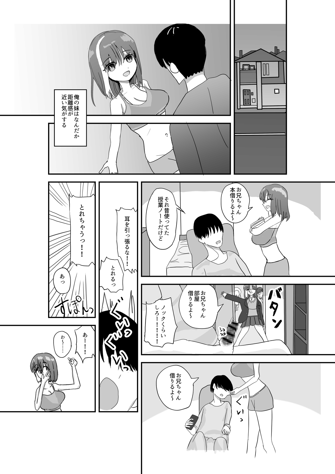 下着姿で抱きつかれて妹に中出し – Preview 2