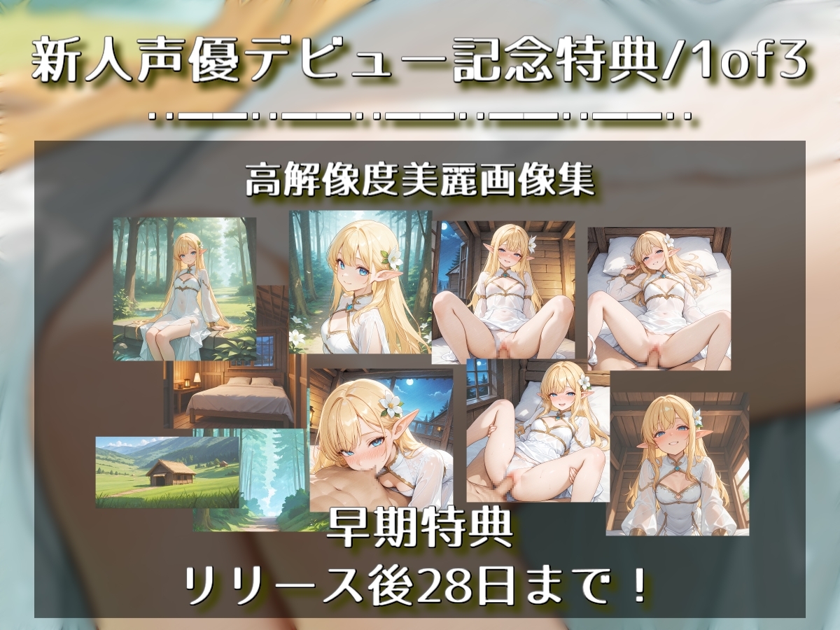 旅先で出会ったエルフさんが身も心もち◯こも癒やしてくれるやーつ【耳ペロ音声版】 – Preview 2