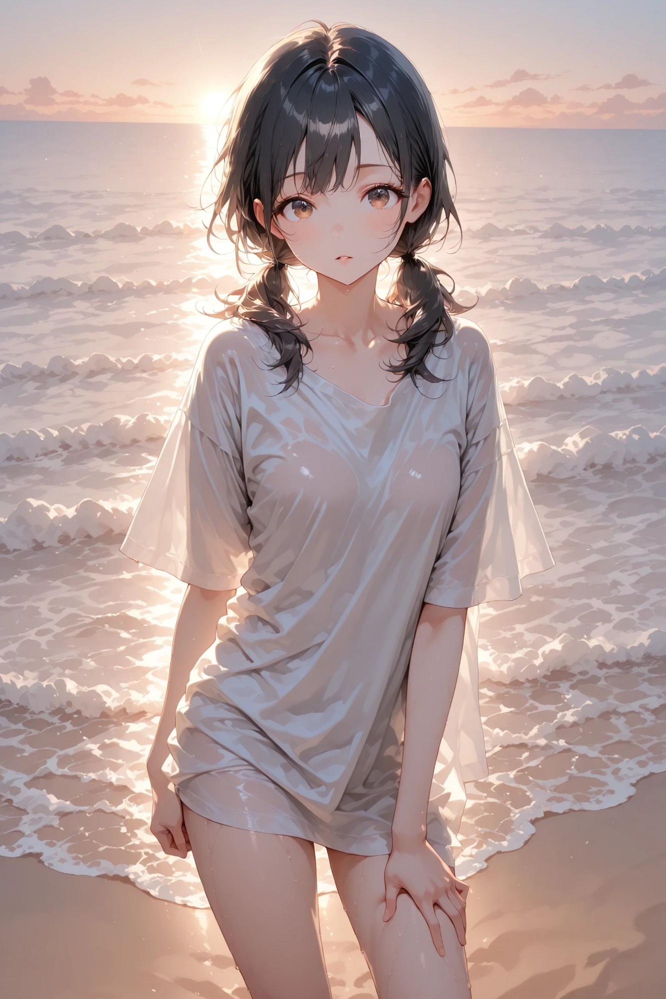 陽菜 collection - Sandy beach -【海辺ヌードイラスト集】