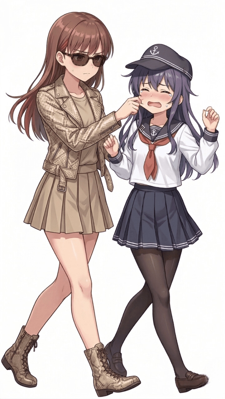 【大井&北上、暁】『あぶないハマのパイソンズ』【痛快！ハードボイルド百合アクション/艦○れ】