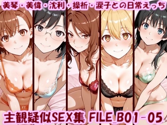 主観疑似SEX集 FILE_B01-05 美琴・美偉・沈利・操祈・涙子との日常えっち