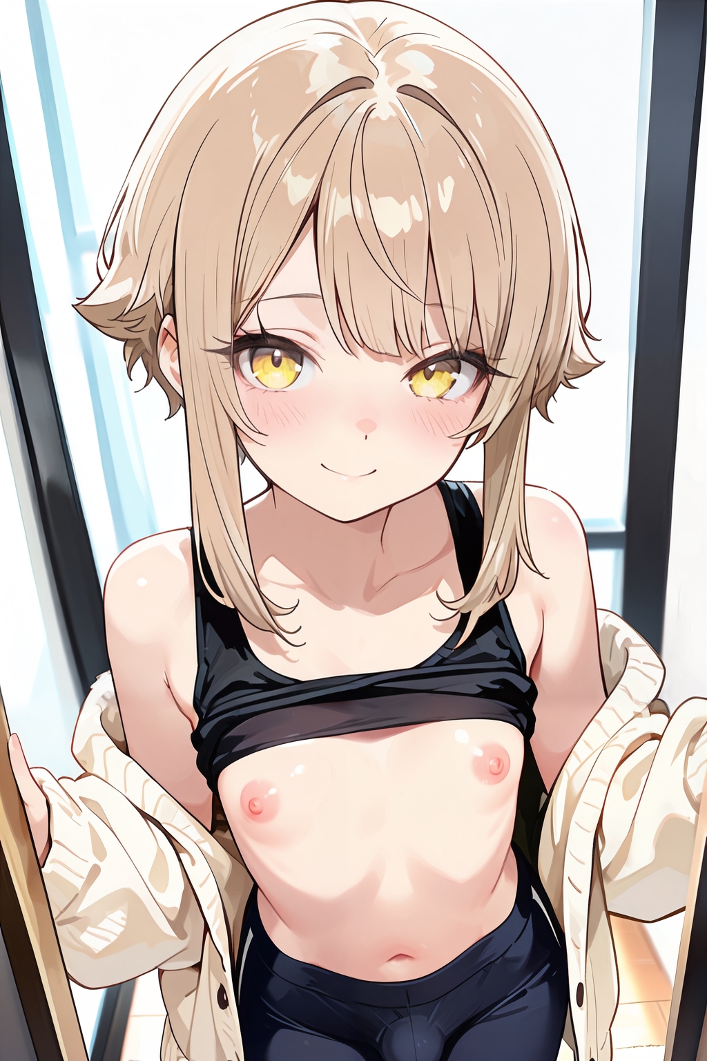 スキニーパンツ 男の娘