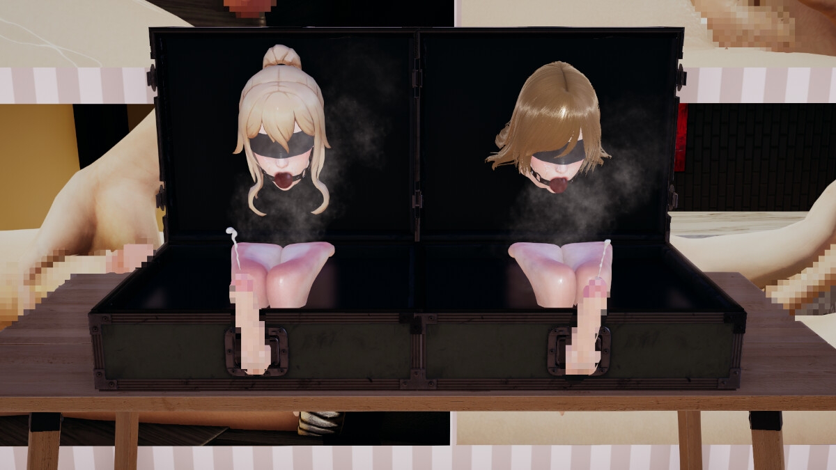 「〇神」ジ〇・グンヒルド&リサの足箱搾〇 まとめ(全3話)