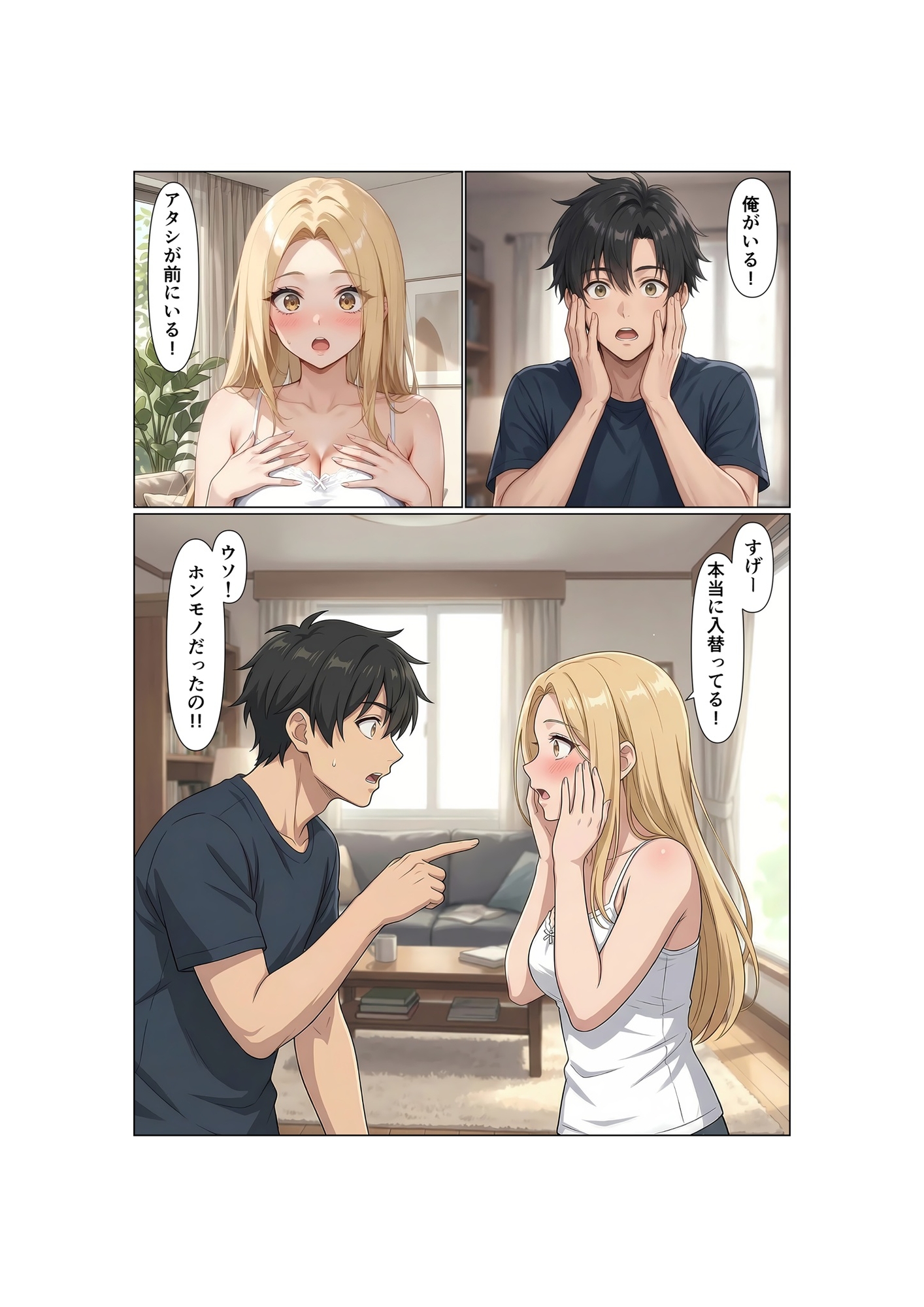 姉弟交換！！双子の弟は姉のカラダで女の快楽を知る