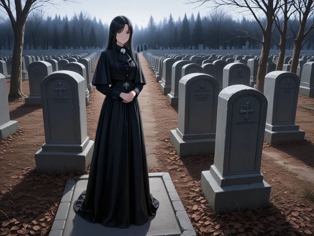 喪服の美女で、ひとぬきっ
