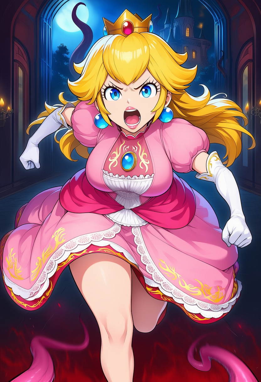 ピーチ vs ぬるぬる触手 – Preview 3