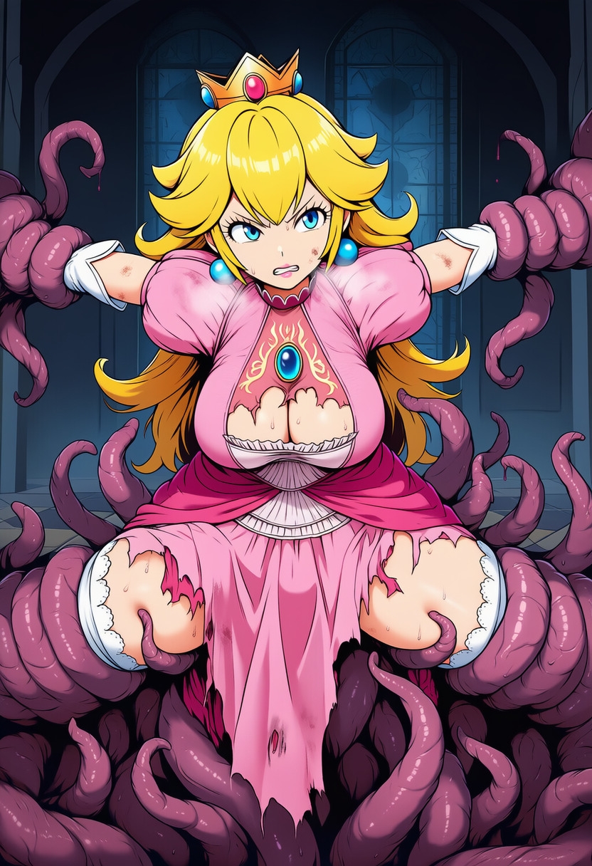 ピーチ vs ぬるぬる触手 – Preview 4