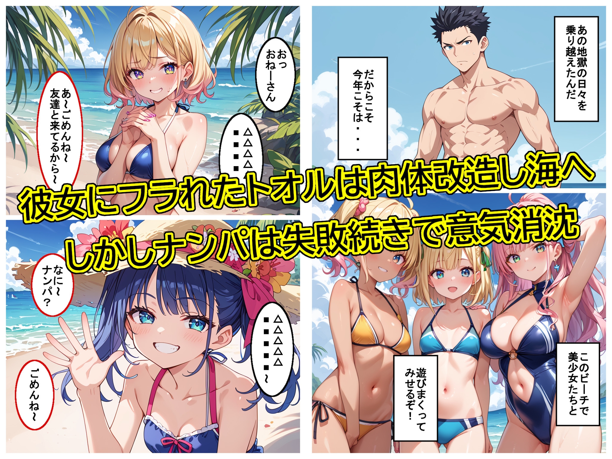 夏はやっぱりこんがり焼けた黒ギャルと青姦するしかない！