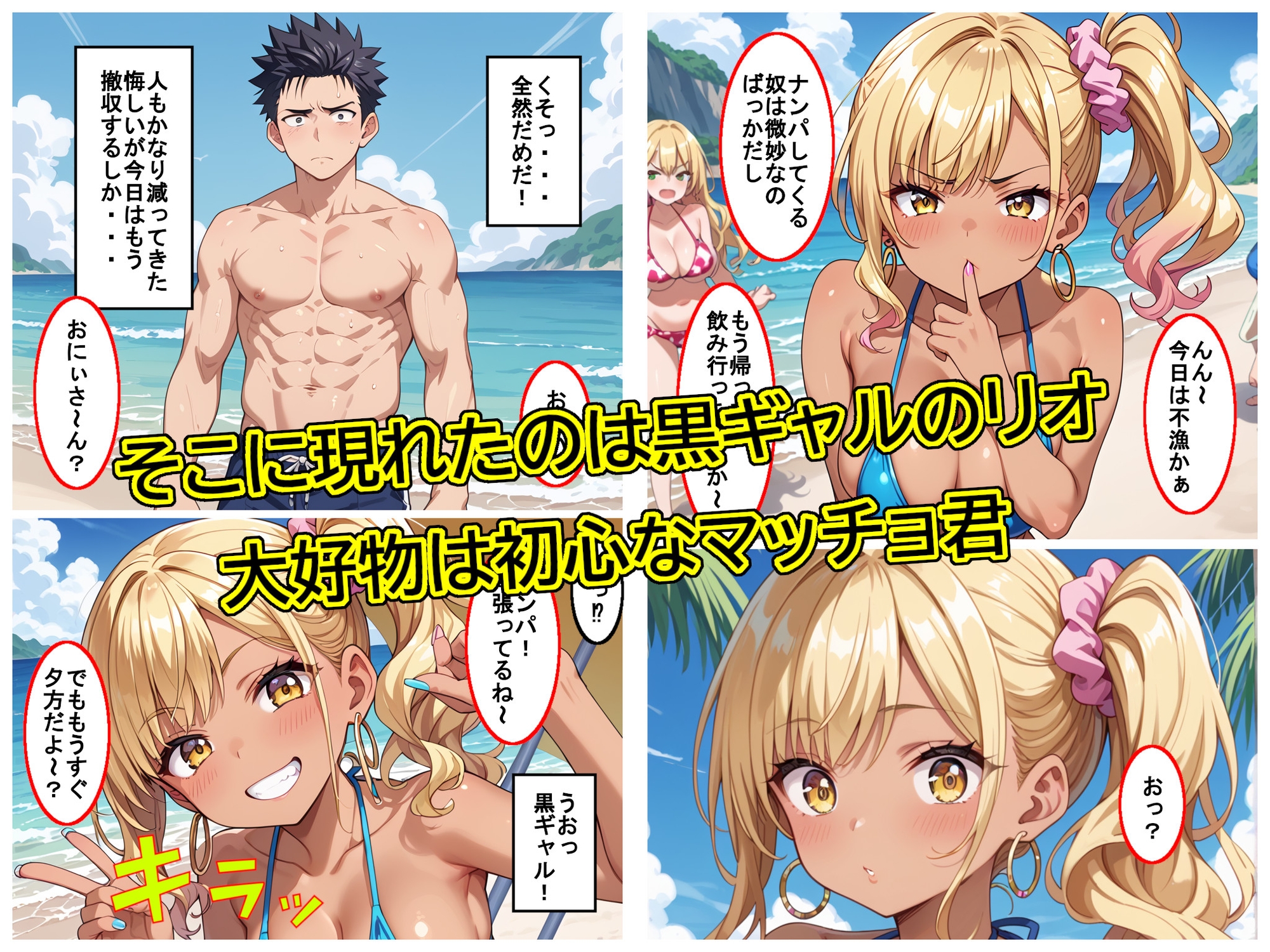 夏はやっぱりこんがり焼けた黒ギャルと青姦するしかない！