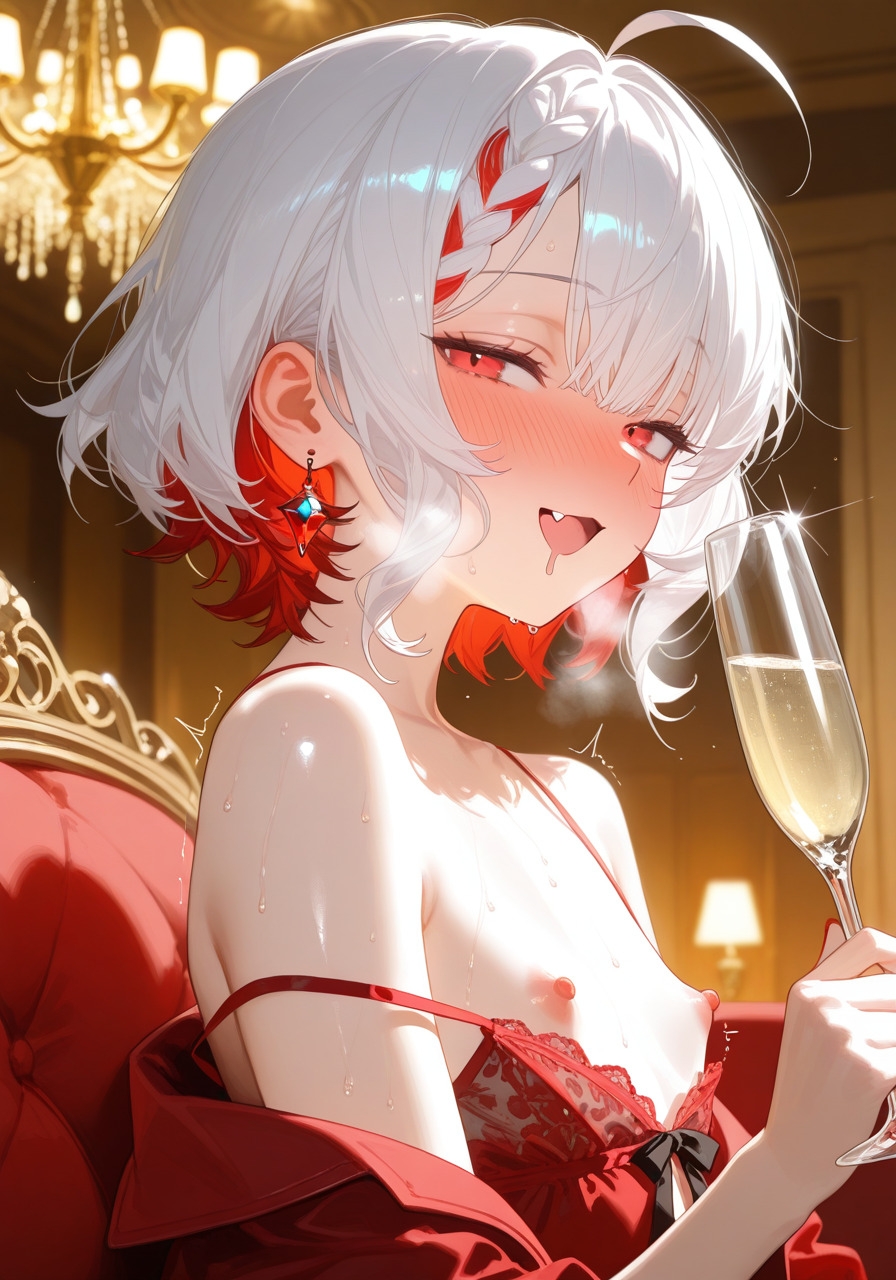 <<4作目>>キャバ嬢男の娘ちゃんの離席中ひとりえっち！#4
