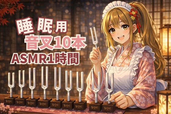 【睡眠用ASMR】音叉と吐息で眠らせる…♡1時間ヒーリング – main preview
