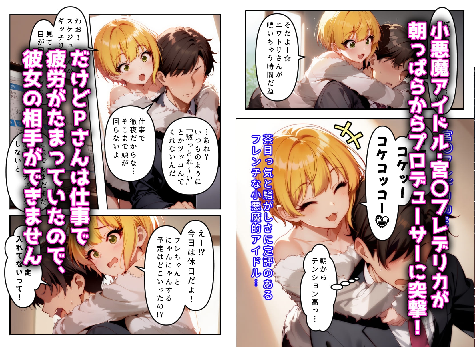 発情アイドルとペ○リストP。癒しのサキュバス☆ぼんじゅ～る