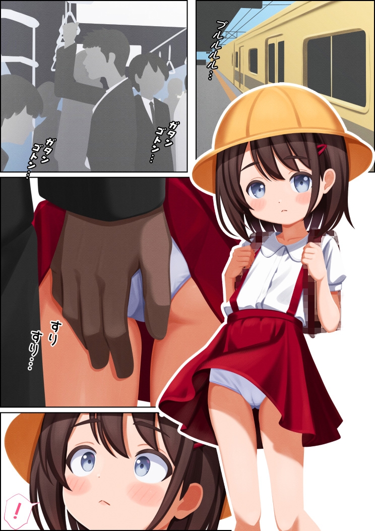 ラン〇セル×吊りスカート×電車×おさわり – Preview 2