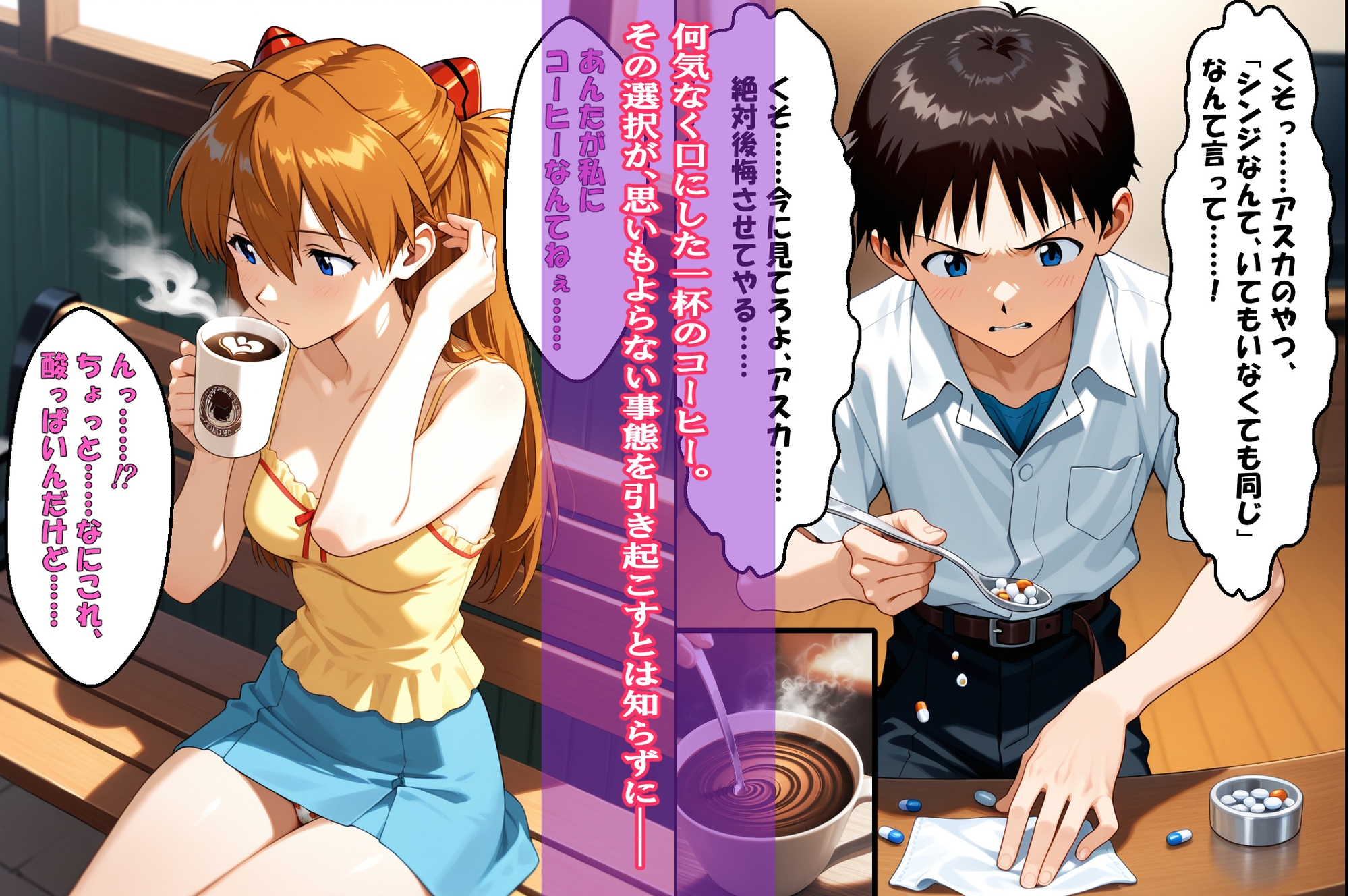 『おしっこ限界がまん』(アスカ)
