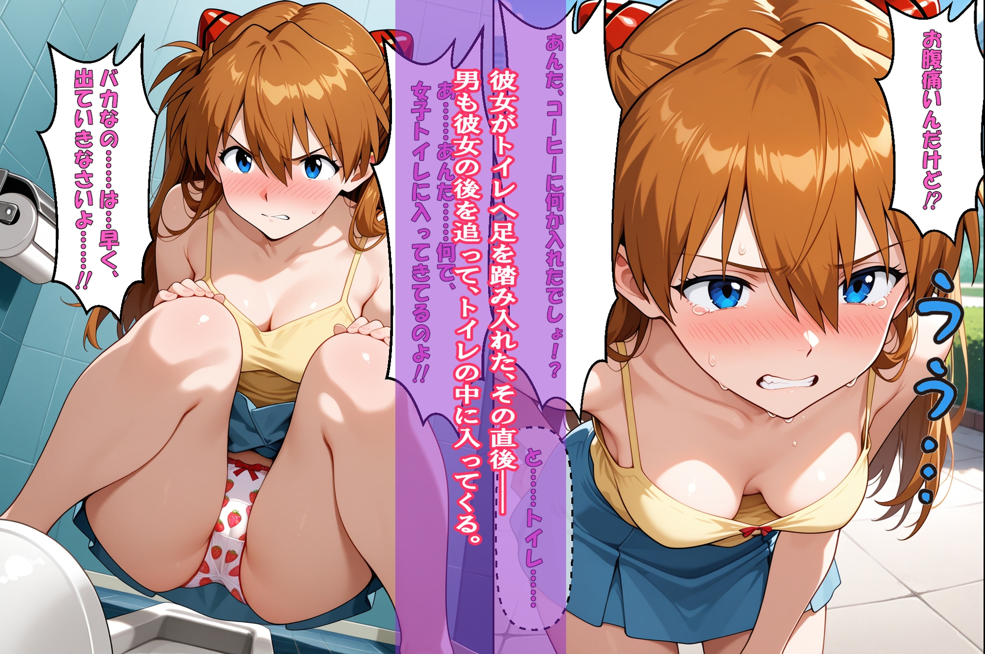 『おしっこ限界がまん』(アスカ)