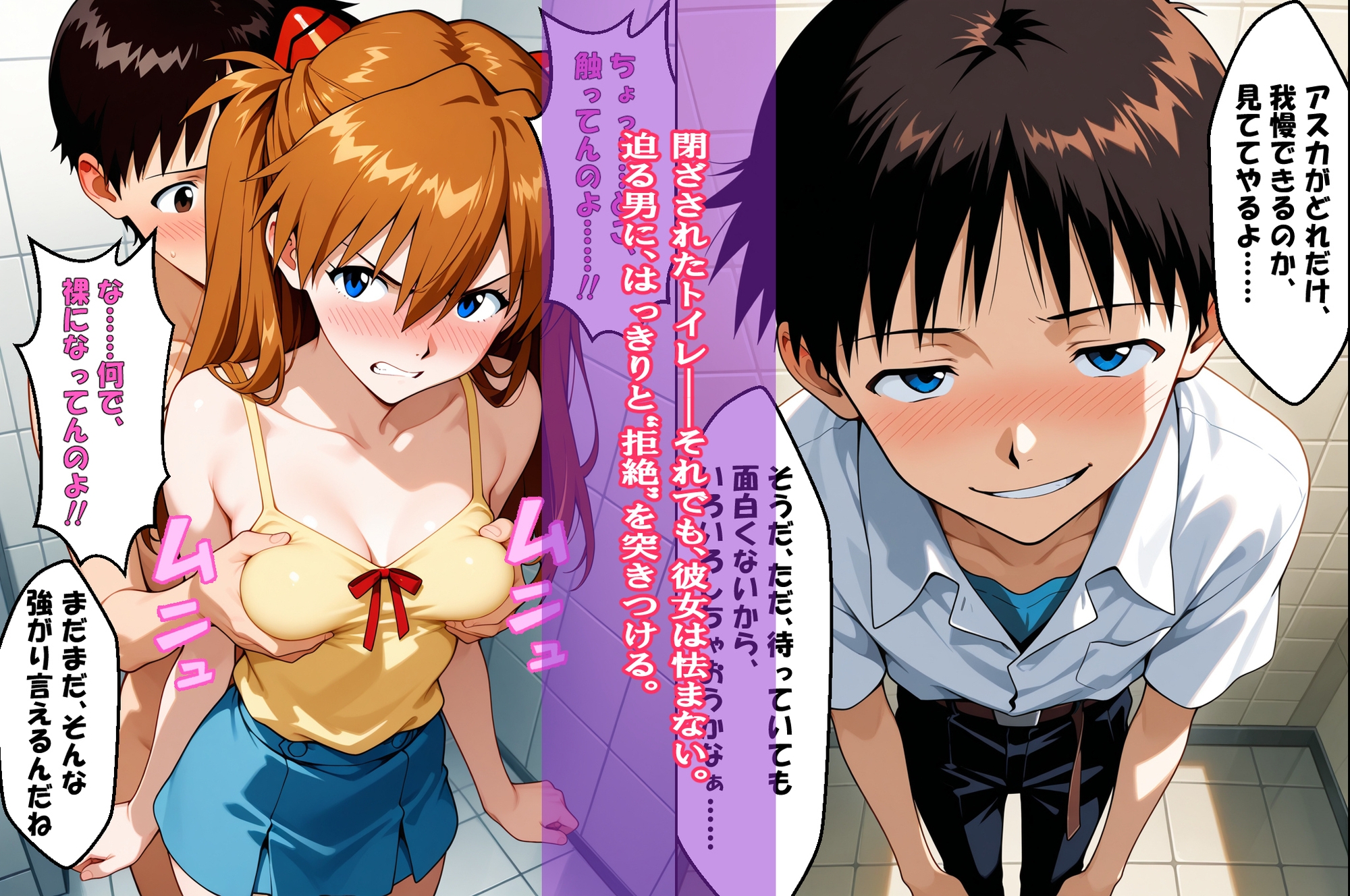 『おしっこ限界がまん』(アスカ)