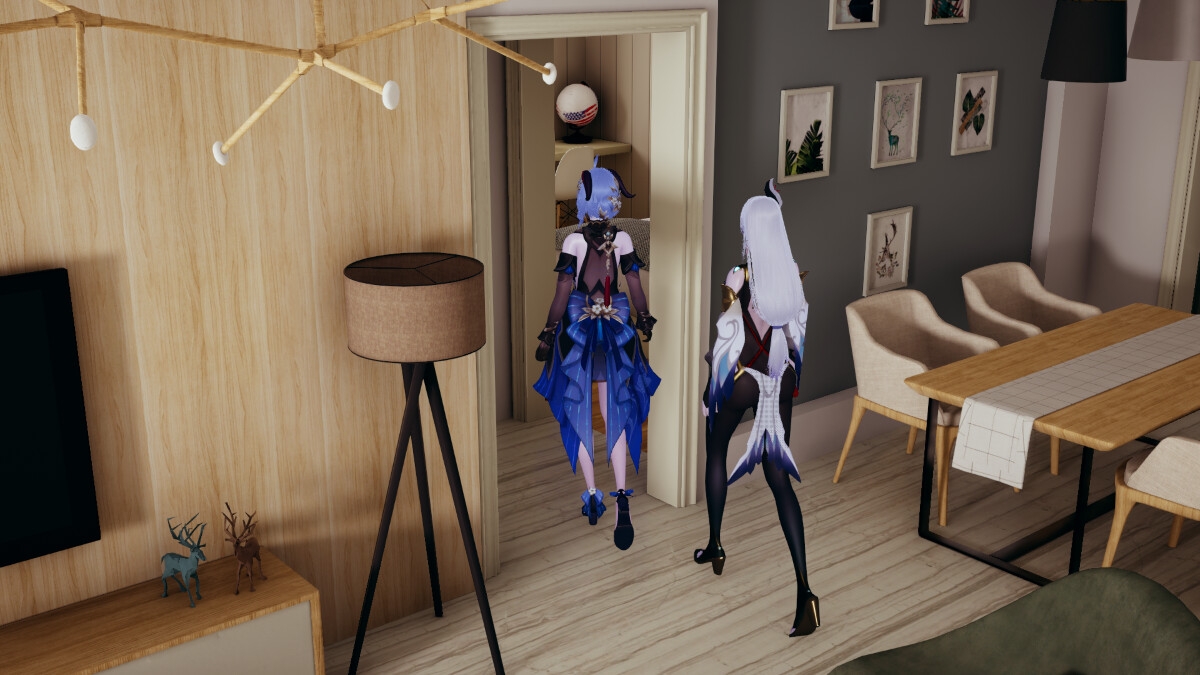 「〇神」甘雨&申鶴 壁足監禁 まとめ (全4話)