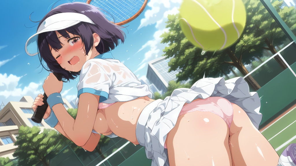 秘密のえちえちテニス