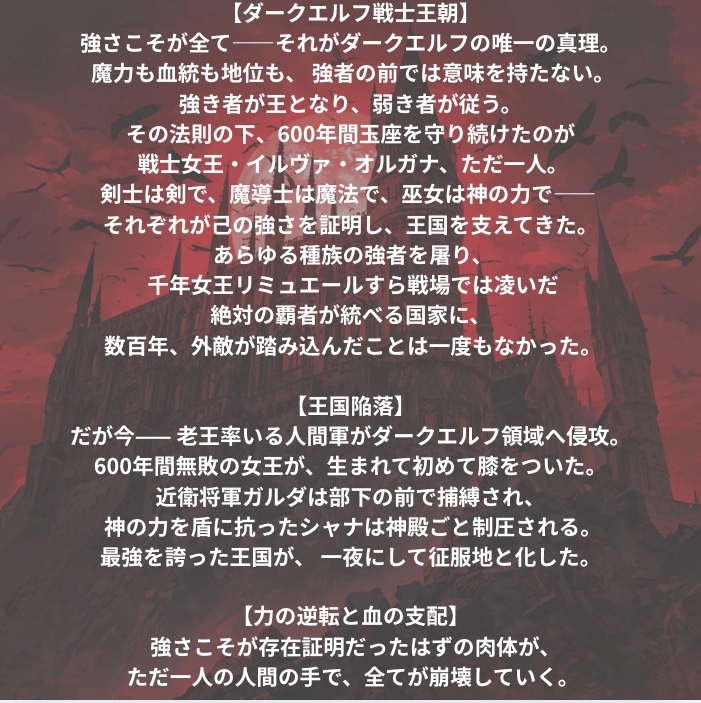 【ファンタジー/ダークエルフ/褐色/堕落】 老いた帝王の征服録 暴君はエルフ最強の女王・将軍・神官を悉く支配する 〜ダークエルフ王国陥落編〜