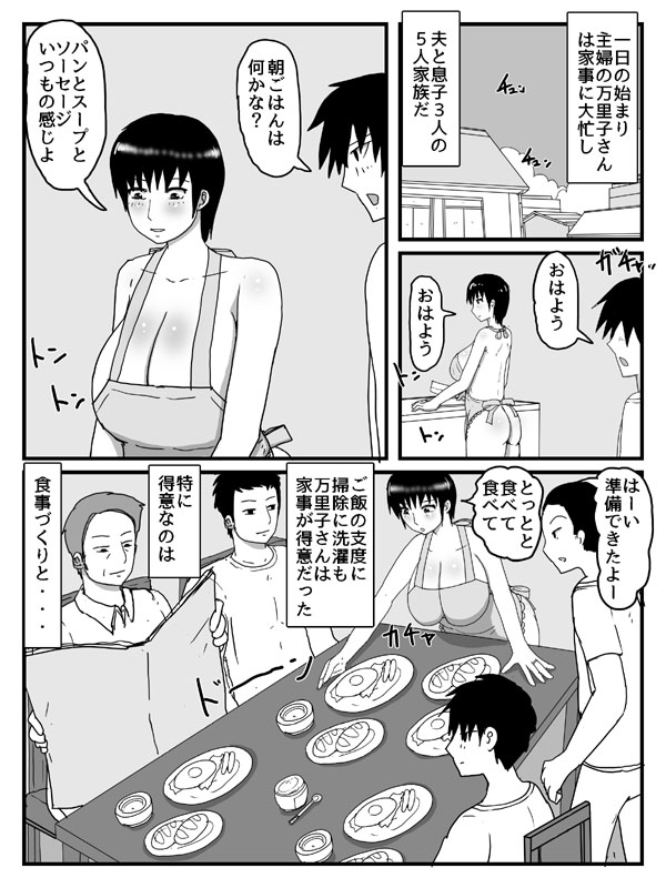 家事に息子の性処理が含まれるのがあたりまえの世界 – Preview 2