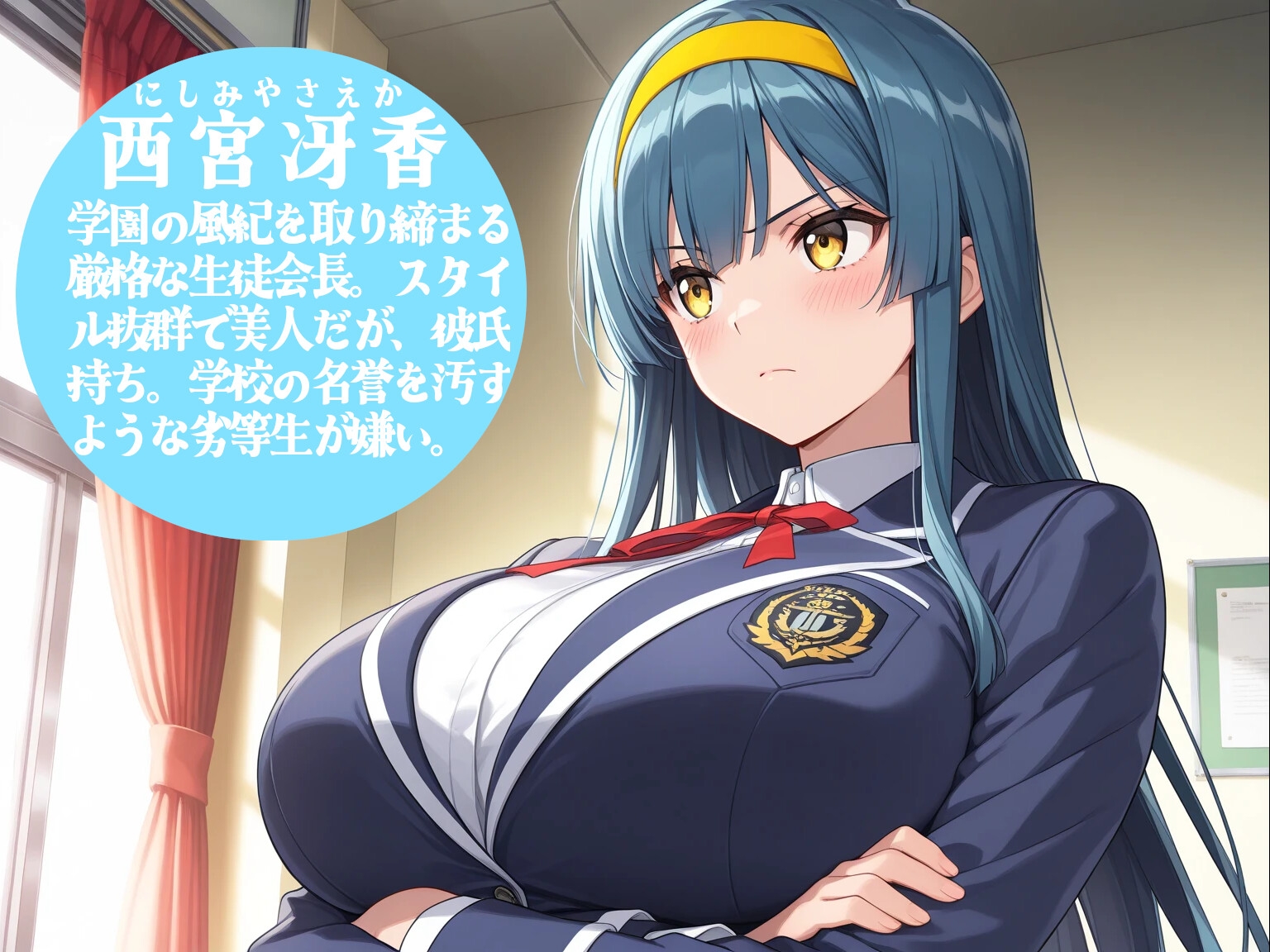 【性行為が義務化された世界】～余り者の僕の性行為のペアを嫌々務めるクールな生徒会長をデカチンで快楽堕ちさせた話～ – Preview 3