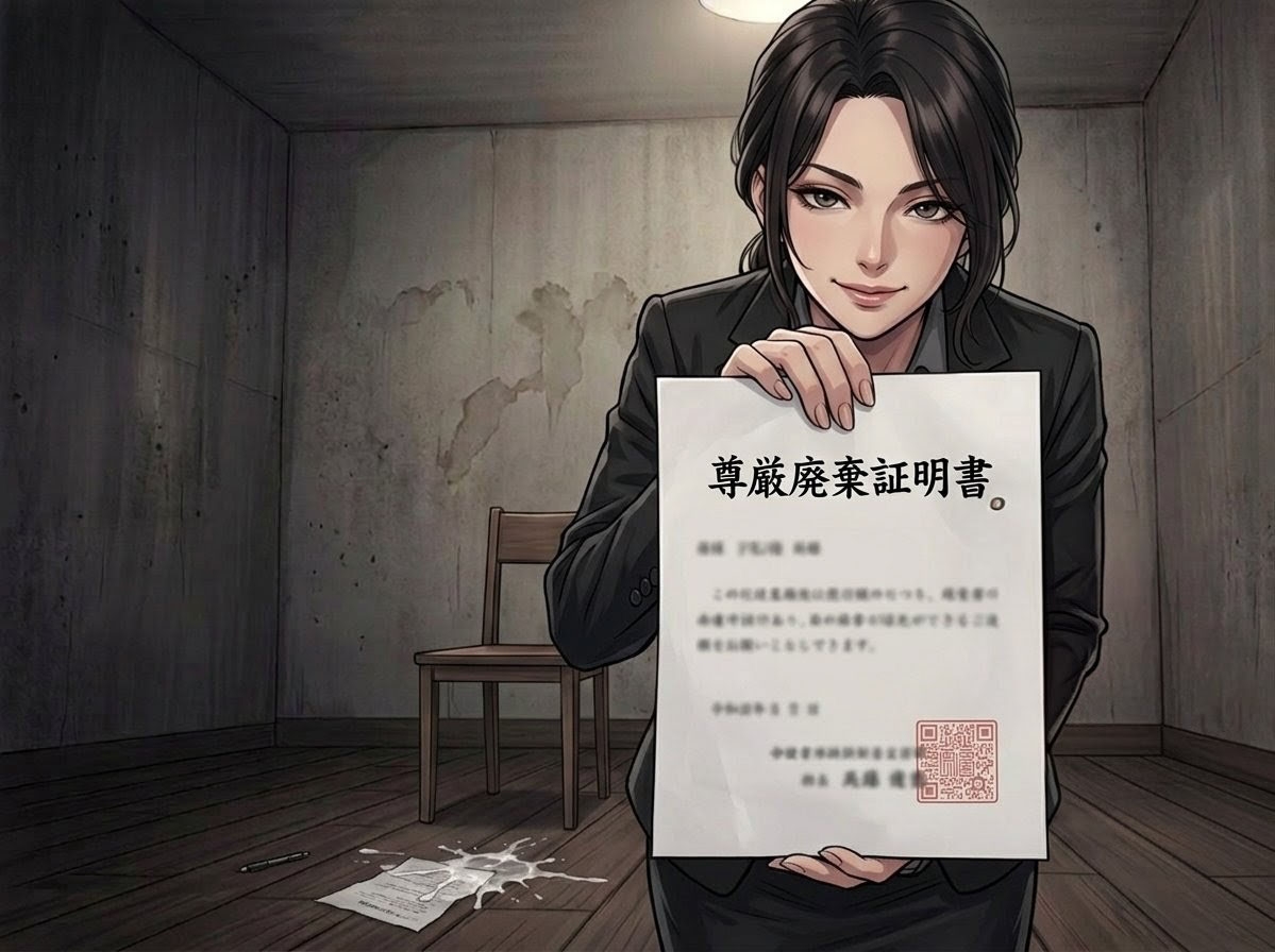 尊厳廃棄証明書 – Preview 3