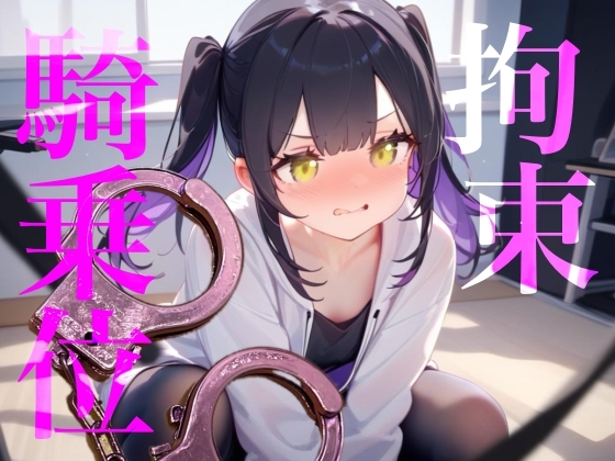 【拘束騎乗位】後ろに手を拘束されて腰をぐちゃぐちゃ掻き回しちゃう////