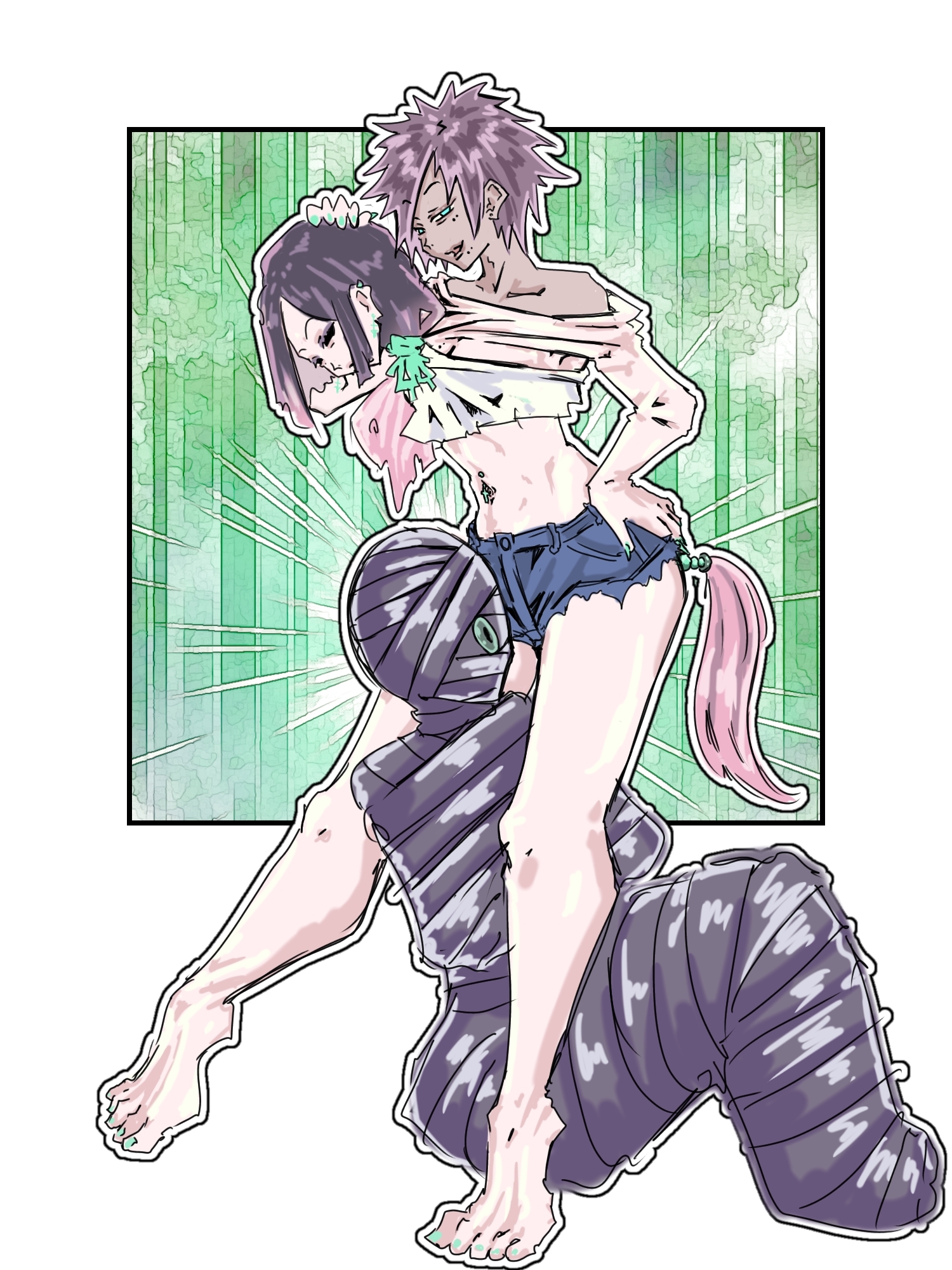 【着衣版】1コマ漫画 ラフ案シリーズ 第三巻