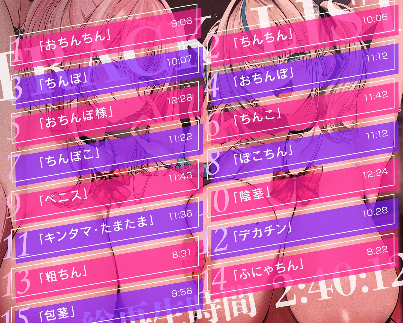 【チン呼び15種類】ねっちょり手淫部 ～ダウナー美少女のお手軽「びゅっびゅ」しこしこサポート♡～