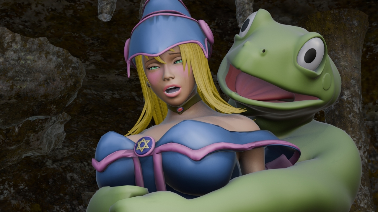 敗北の黒魔導士 ～魔物蛙の毒息に堕ちる～ – Preview 4