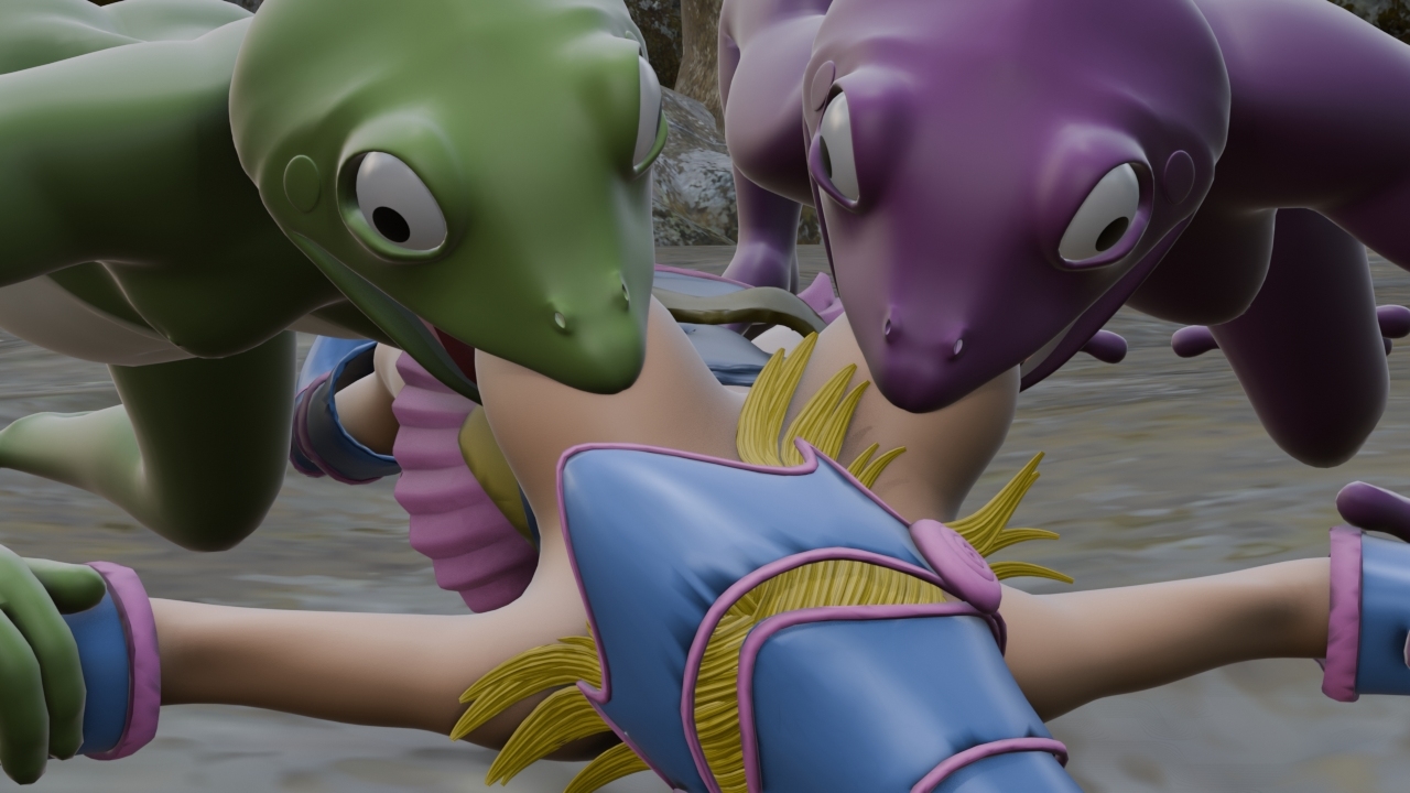 敗北の黒魔導士 ～魔物蛙の毒息に堕ちる～ – Preview 6