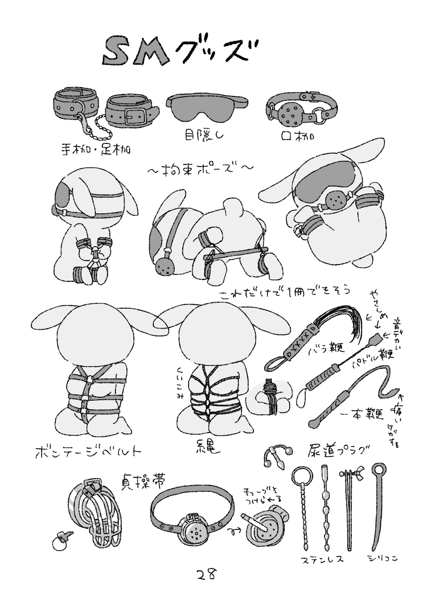 モブうさぎの創作用ラブグッズ資料本 – Preview 8