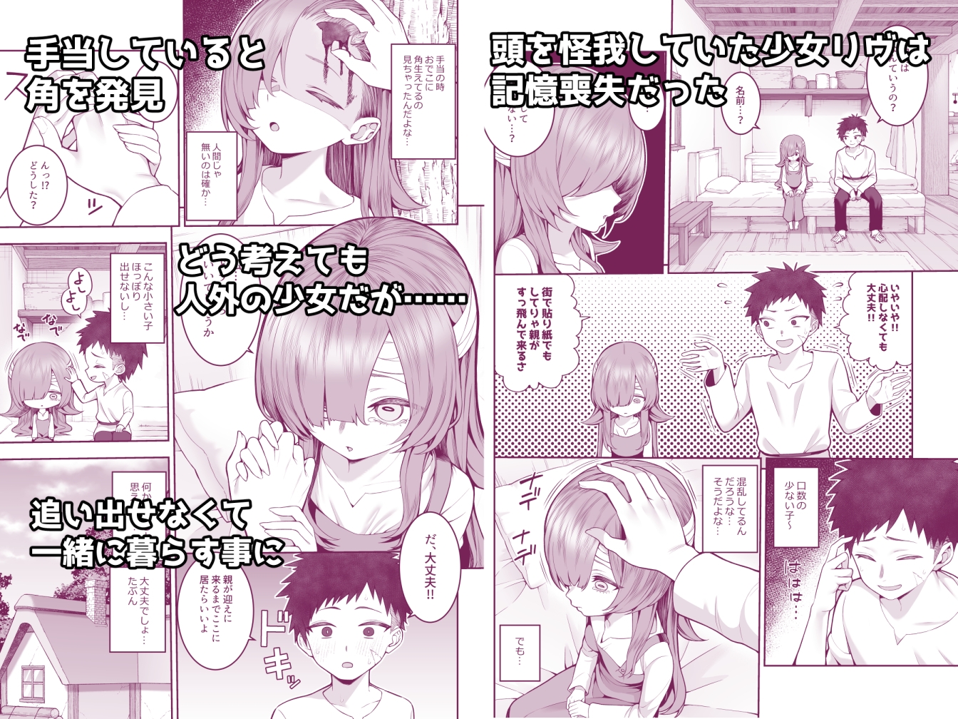 記憶喪失の娘を拾ったらサキュバスだった – Preview 2