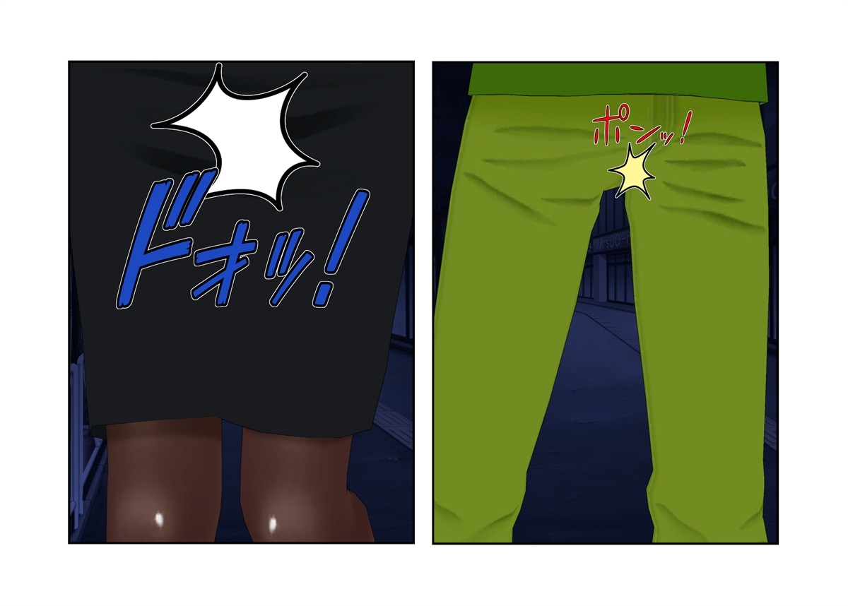 『お触り男と金責め婦警さん』夜道でお触りやっちゃった男が婦警さんに見つかり、女と舐めて振り切ろうとするもキ〇タマ蹴りで捕らえられる、金責め性差煽りのお話 – Preview 4