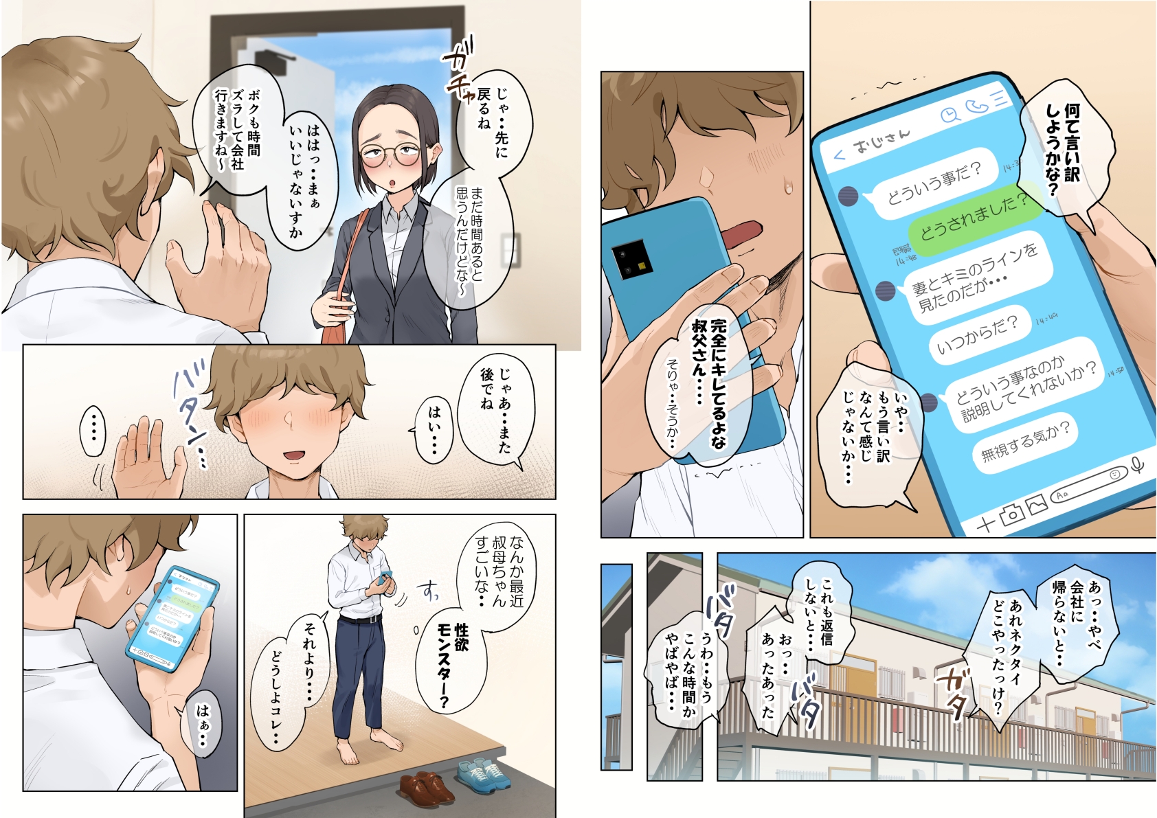 熟女の叔母さんにカワイイを連呼しちゃうヤバい甥っ子の話2.5 – Preview 5