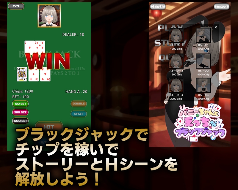 バニーちゃんとえっちなブラックジャック – Preview 2