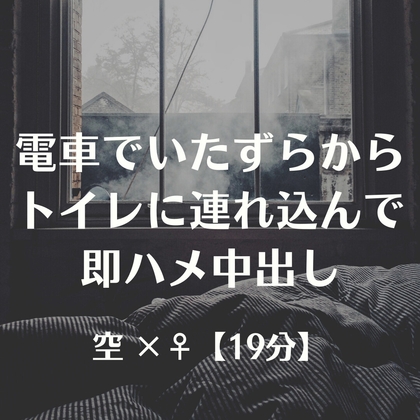 電車でいたずらからトイレに連れ込んで即ハメ中出し – main preview