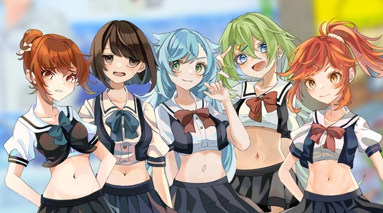 へそ出し少女クリップD1(有料版) – main preview